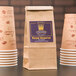 1/2 lb. Brown Kraft Customizable Paper Coffee Bag with Reclosable Tin Tie - 1000/Case Main Thumbnail 5