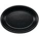 Hall China by Steelite International HL5710AFCA Foundry 10 oz. Black China Oval Baker Dish - 24/Case Main Thumbnail 4