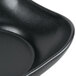 Hall China by Steelite International HL12120AFCA Foundry 42 oz. Black China Square Bowl with Scalloped Edges - 12/Case Main Thumbnail 7