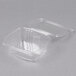 Genpak 12 oz. Clear Hinged Deli Container - 100/Pack Main Thumbnail 3