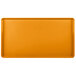 An orange rectangular tray.