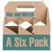 6 Pack Cardboard Beer Bottle Carrier - 75/Case Main Thumbnail 1