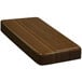 American Tables & Seating ATR2430-W Resin Super Gloss 24" x 30" Rectangle Table Top - Walnut Main Thumbnail 1