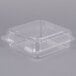 Dart C55UT1 StayLock 9" x 8 5/8" x 3" Clear Hinged Plastic Large Container - 200/Case Main Thumbnail 2