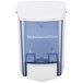 30 oz. White Bulk Soap, Sanitizer, and Lotion Dispenser (IMP 9330) - 4 1/2" x 4" x 6 1/4" Main Thumbnail 3