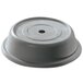 Cambro 913VS191 Versa Camcover 9 13/16" Granite Gray Round Plate Cover - 12/Case Main Thumbnail 1