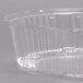 A WNA Comet clear plastic lid on a clear plastic container.