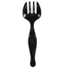 A Fineline black plastic serving fork.