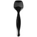 A black plastic Fineline serving spoon with a handle.