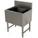 Advance Tabco stainless steel underbar ice bin with cold plate and 10 circuits.