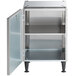 Scotsman HST21-A 21 1/2" x 23 3/4" Enclosed Stainless Steel Ice Dispenser Stand with Door Main Thumbnail 5