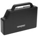 A black plastic carrying case with the word "Waring" on it.