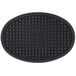An American Metalcraft black silicone trivet with a grid pattern.