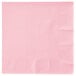 Creative Converting 57158B Classic Pink 3-Ply Beverage Napkin - 500/Case Main Thumbnail 2