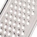 A Tablecraft stainless steel flat grater with extra coarse holes.