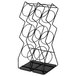 Cal-Mil 1025-6-13 Black Wire 6-Cylinder Vertical Flatware / Condiment Display Main Thumbnail 2