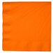 Sunkissed Orange 3-Ply Dinner Napkin, Paper - Creative Converting 59191B - 250/Case Main Thumbnail 2