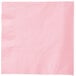 Creative Converting 58158B Classic Pink 3-Ply 1/4 Fold Luncheon Napkin - 500/Case Main Thumbnail 2