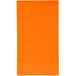 Creative Converting 95191 Sunkissed Orange 3-Ply Guest Towel / Buffet Napkin - 192/Case Main Thumbnail 2