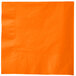 Creative Converting 58191B Sunkissed Orange 3-Ply 1/4 Fold Luncheon Napkin   - 500/Case Main Thumbnail 2