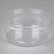 Choice 8 oz. Clear Plastic Round Deli Container - 50/Pack Main Thumbnail 3