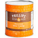 A #10 can of Phillips Chocolate Ice Cream Shell Coating on a white background.