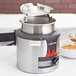 Vollrath 72430 Cayenne 4 Qt. Warmer Package with Inset and Hinged Cover - 120V, 350W Main Thumbnail 1