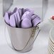 Creative Converting 10558 6 1/8" Luscious Lavender Purple Heavy Weight Plastic Spoon - 288/Case Main Thumbnail 1