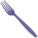 Creative Converting 010466B 7 1/8" Purple Disposable Plastic Fork - 600/Case Main Thumbnail 2