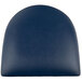 Lancaster Table & Seating Spartan Series 2 1/2" Navy Vinyl Padded Seat for Chair and Barstool Main Thumbnail 1