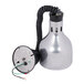A silver Cres Cor infrared bulb food warmer with a black cord and base.
