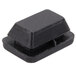 A black rectangular rubber bumper for Vollrath chafers.