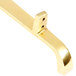 A gold metal Vollrath leg set handle.
