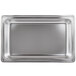 A silver rectangular water pan for a Vollrath chafer.