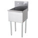 Advance Tabco 6-81-18 One Compartment Stainless Steel Commercial Sink - 18" Main Thumbnail 3