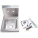 Advance Tabco 7-PS-23 Space Saving Hand Sink with Splash Mount Faucet - 12" x 16" Main Thumbnail 3
