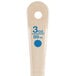 Carlisle 437006 Measure Misers 3 oz. Beige and Blue Color Coding Polycarbonate Long Solid Portion Spoon Main Thumbnail 3