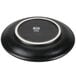 Hall China by Steelite International HL303030AFCA Foundry 5 1/2" Black China Round Coupe Plate - 12/Case Main Thumbnail 5