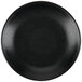 Hall China by Steelite International HL303030AFCA Foundry 5 1/2" Black China Round Coupe Plate - 12/Case Main Thumbnail 2