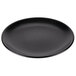 Hall China by Steelite International HL303080AFCA Foundry 9 5/8" Black China Round Coupe Plate - 12/Case Main Thumbnail 3