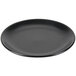 Hall China by Steelite International HL303100AFCA Foundry 10 3/8" Black China Coupe Plate - 12/Case Main Thumbnail 3
