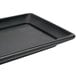 Hall China by Steelite International HL309060AFCA Foundry 12" x 6" Black China Wide Rectangular Times Square Platter - 6/Case Main Thumbnail 7