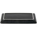 Hall China by Steelite International HL309060AFCA Foundry 12" x 6" Black China Wide Rectangular Times Square Platter - 6/Case Main Thumbnail 6