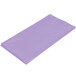 A purple plastic bag for a Creative Converting Luscious Lavender plastic table cover.