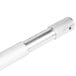 An Optimal Automatics aluminum skewer with a silver metal cylinder and long cylindrical end.