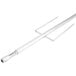 An Optimal Automatics aluminum skewer with a built-in silver metal fork.