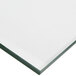 A white glass sheet with black border.
