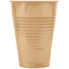Creative Converting 28103071 12 oz. Glittering Gold Plastic Cup - 20/Pack Main Thumbnail 2