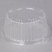 Dart CL6P 6" Clear Dome Lid for Foam Dinnerware - 125/Pack Main Thumbnail 2