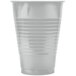 A white plastic cup.